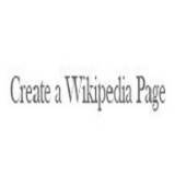 Create a Wikipedia Page 